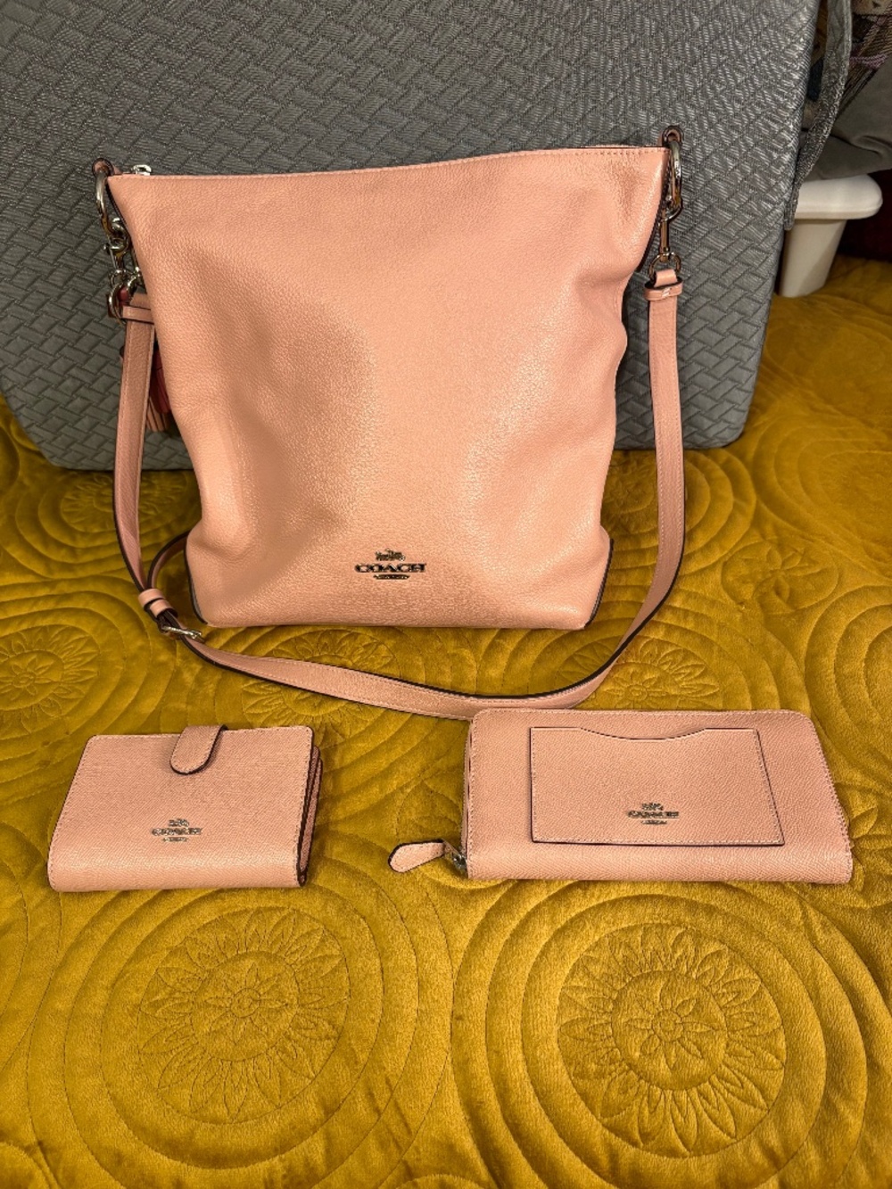 Coach Bag & 2 Coach Wallets